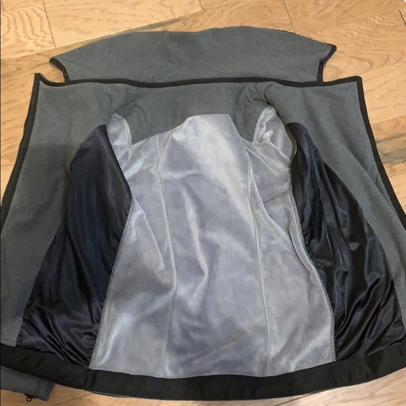 Lululemon Moto Jacket Black / Ambient Grey / Black - Picture 7 of 8